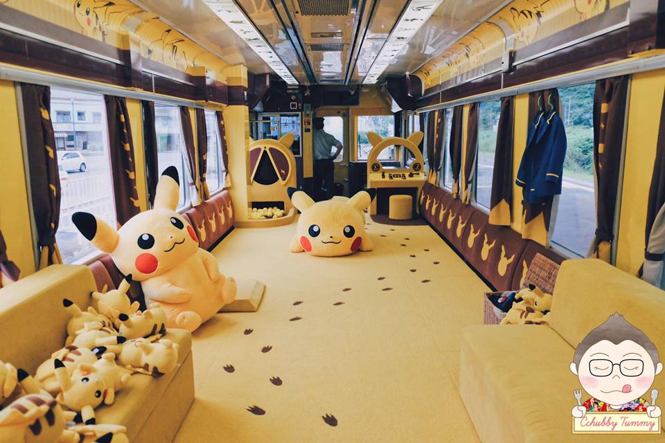ที่เที่ยวญี่ปุ่น ประเทศญี่ปุ่น รถไฟญี่ปุ่น รถไฟปิกาจู