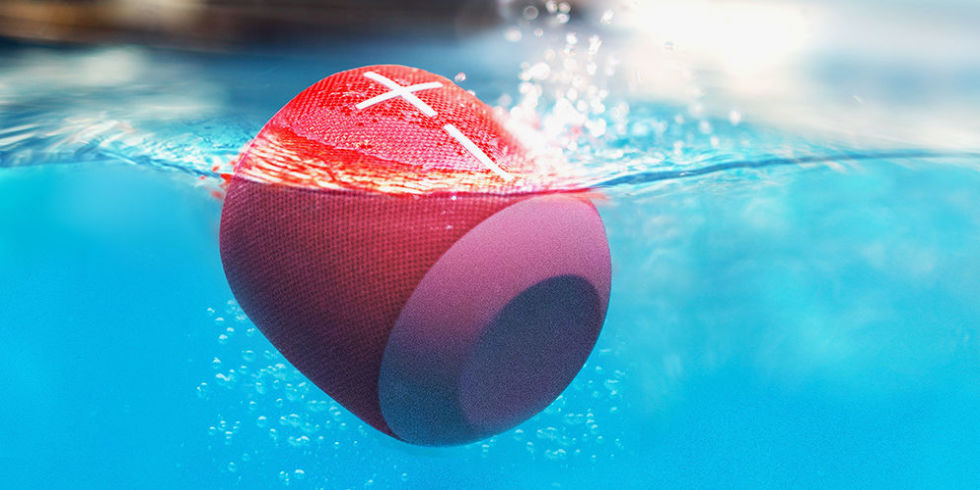 A waterproof and shockproof speaker