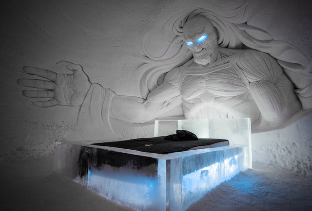 Game of Thrones Lapland Hotels Snowvillage ที่พัก ประเทศฟินแลนด์ เที่ยวฤดูหนาว โรงแรมน้ำแข็ง